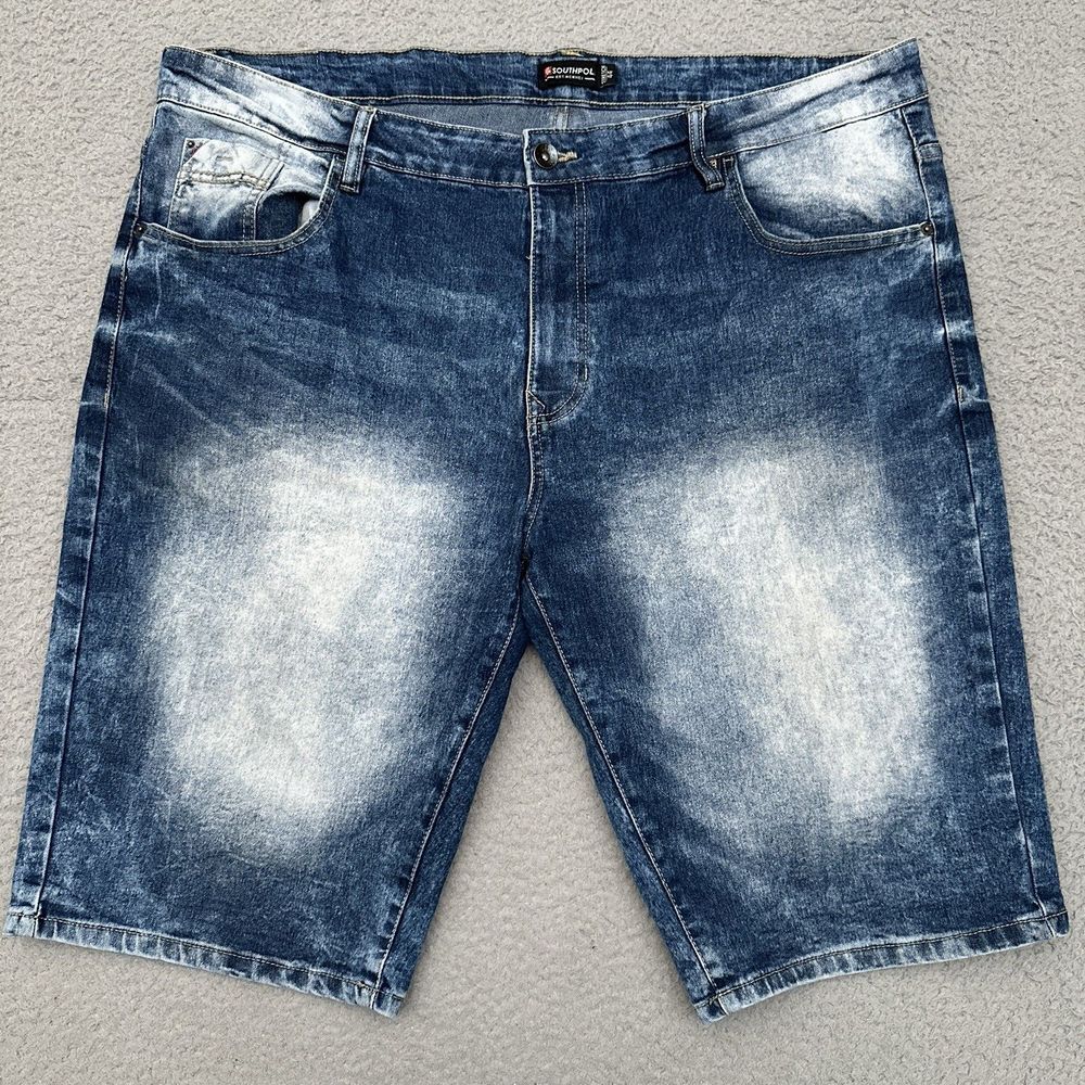 Southpole Jean Shorts Men's 44 Stretch Wide Leg Baggy Hip Hop Skater‎ Streetwear
